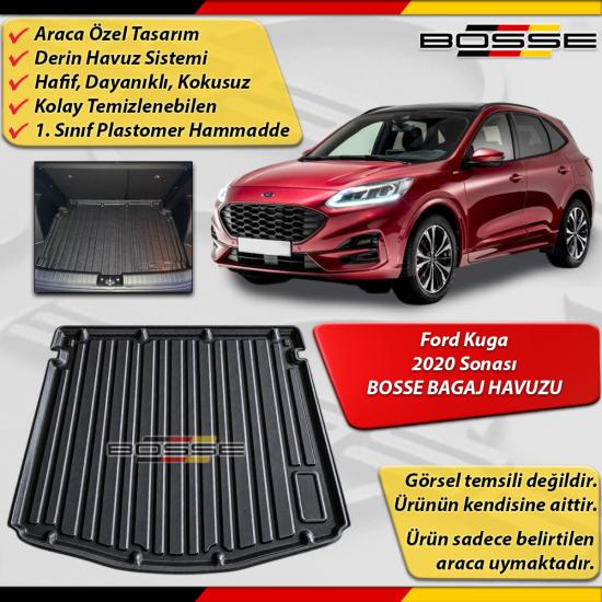 Ford Kuga Bagaj Havuzu 2020 Sonrası BOSSE 3D Bagaj Havuzu