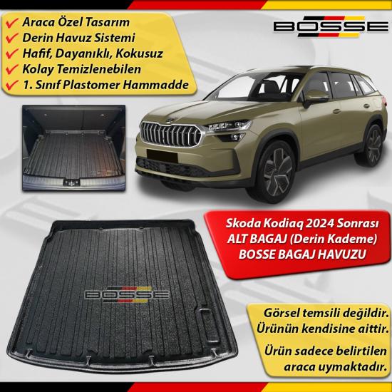 Skoda Kodiaq Bagaj Havuzu ALT BAGAJ (Düşük Kademe) 2024 Sonrası BOSSE