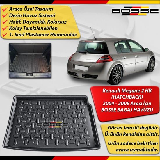 Renault Megane 2 HB Bagaj Havuzu Hatchback 2004 2009 Arası BOSSE 3D Bagaj Havuzu