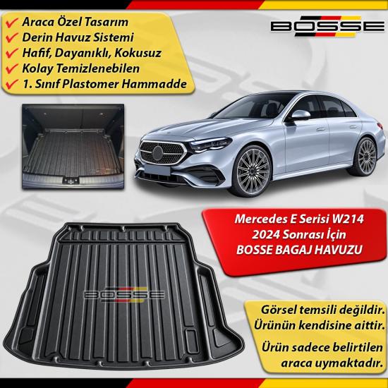Mercedes E Serisi Bagaj Havuzu W214 SEDAN 2024 Sonrası BOSSE 3D Bagaj Havuzu