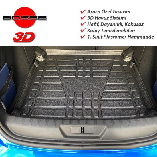 Peugeot 3008 Bagaj Havuzu Üst Bagaj 2016 2023 Arası BOSSE