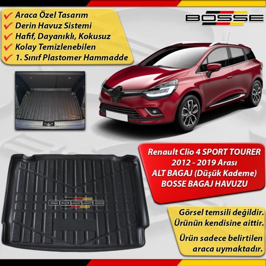 Renault Clio 4 Sport Tourer Bagaj Havuzu ALT BAGAJ (Derin Kademe) 2012 2019 Arası BOSSE
