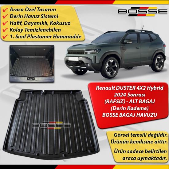 Renault DUSTER Bagaj Havuzu 4X2 Hybrid RAFSIZ - ALT BAGAJ (Derin Kademe) 2024 Sonrası BOSSE