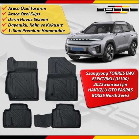 SSANGYONG TORRES Paspas EWX Araca Özel ELEKTRİKLİ (U100) 2023 Sonrası Derin Havuzlu North Serisi