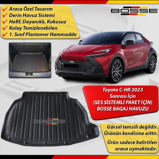  Toyota Chr Bagaj Havuzu C-Hr Ses Sistemli Paket İçin 2023 Sonrası Bosse