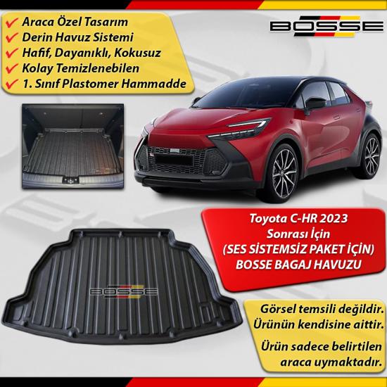 Toyota Chr Bagaj Havuzu C-Hr Ses Sistemsiz Paket İçin 2023 Sonrası Bosse