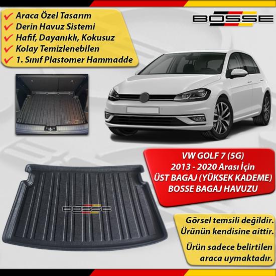 VW Golf 7 Bagaj Havuzu (5G) ÜST BAGAJ (Yüksek Kademe) için 2013 2020 Arası BOSSE