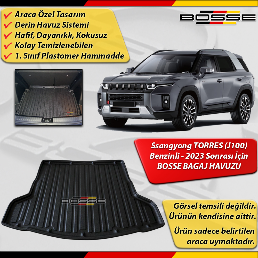 SSANGYONG TORRES Bagaj Havuzu Benzinli (J100) 2023 Sonrası BOSSE