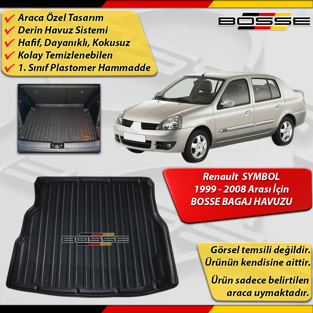 Renault Symbol Bagaj Havuzu 1999 - 2008 Arası BOSSE