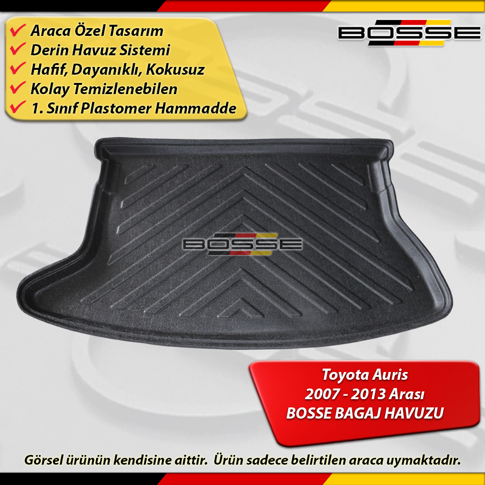 Toyota Auris (1) Bagaj Havuzu 2007 2012 Arası BOSSE
