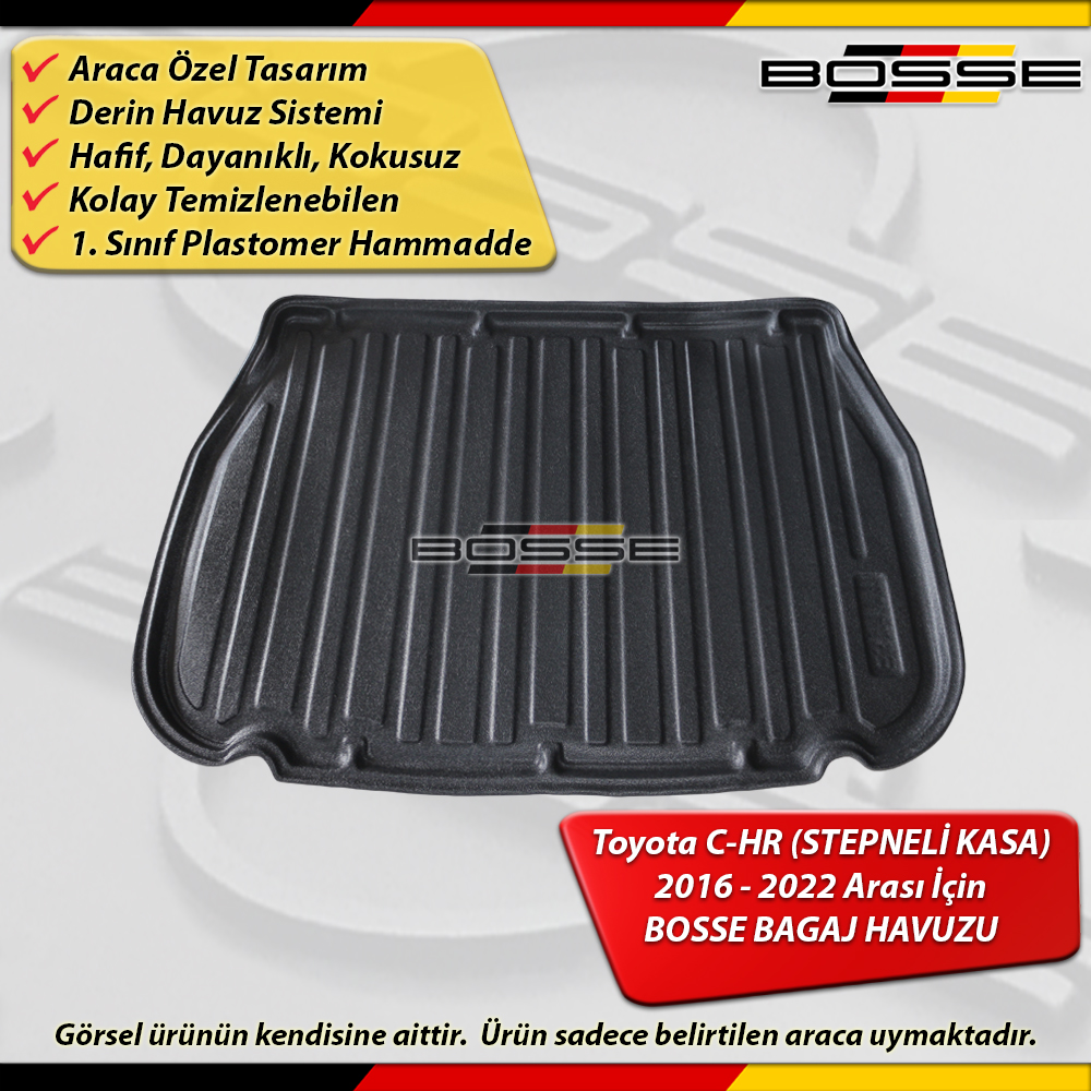 Toyota C-HR Bagaj Havuzu CHR (Stepneli Kasa) 2016 2022 Arası BOSSE