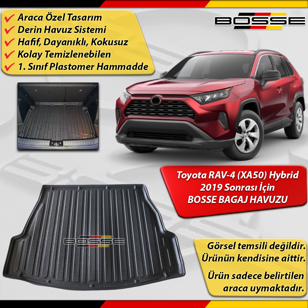 Toyota RAV4 Bagaj Havuzu RAV-4 (XA50) Hybrid 2019 Sonrası BOSSE