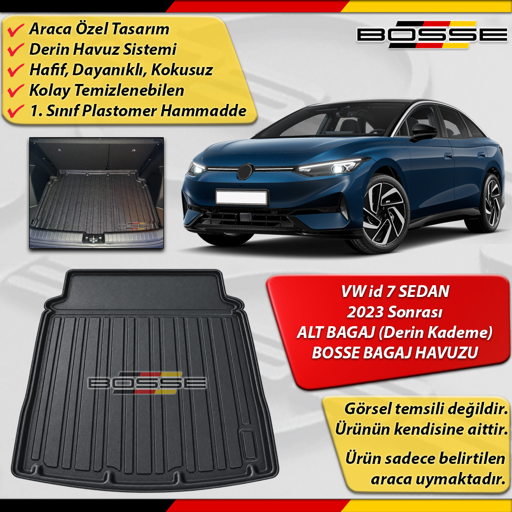 Vw id 7 Bagaj Havuzu id7 Sedan ALT BAGAJ (Derin Kademe) 2023 Sonrası BOSSE