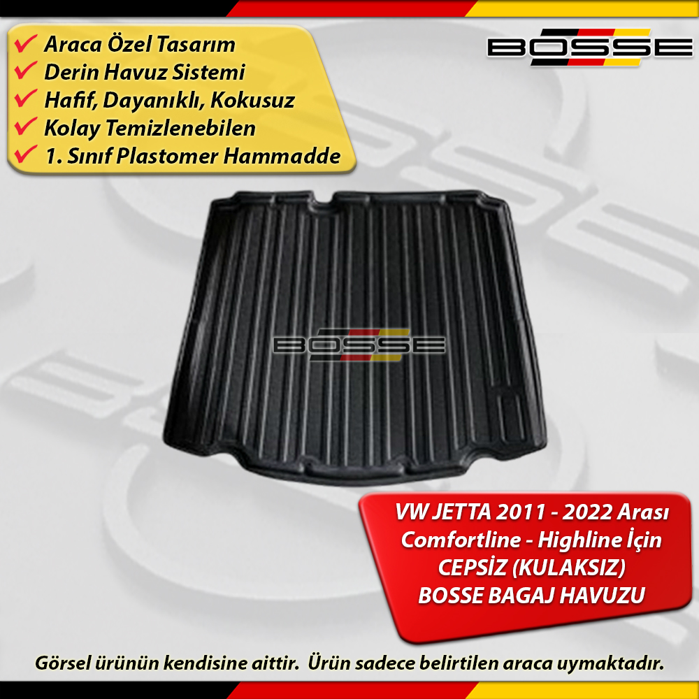 VW Jetta Bagaj Havuzu (1B) (Cepsiz) Kulaksız Model 2011 2022 Arası BOSSE