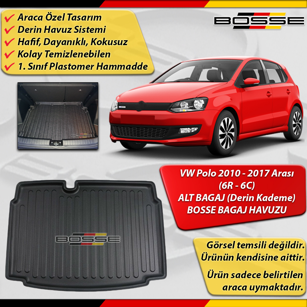 VW Polo Bagaj Havuzu ALT BAGAJ (Derin Kademe) (6R) 2010 2017 Arası BOSSE