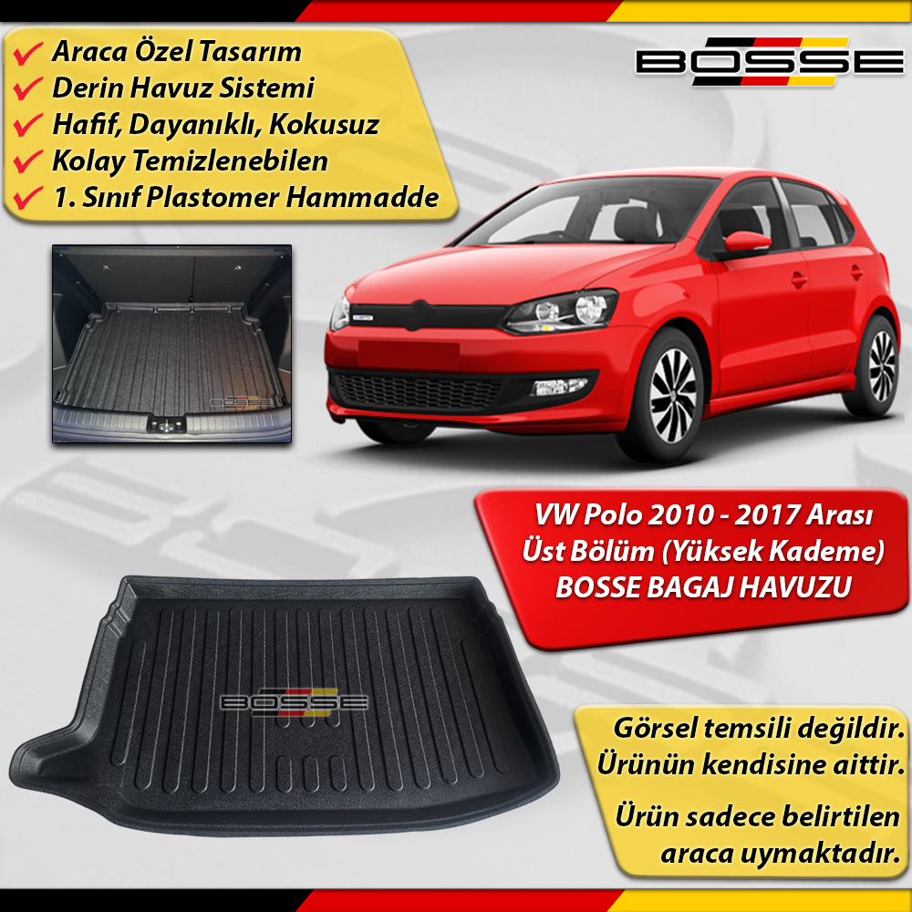 VW Polo Bagaj Havuzu ÜST Bagaj - Yüksek Kademe (6R) 2010 2017 Arası BOSSE